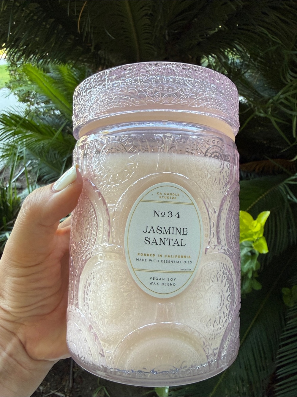 Jasmine Santal Scented Candle